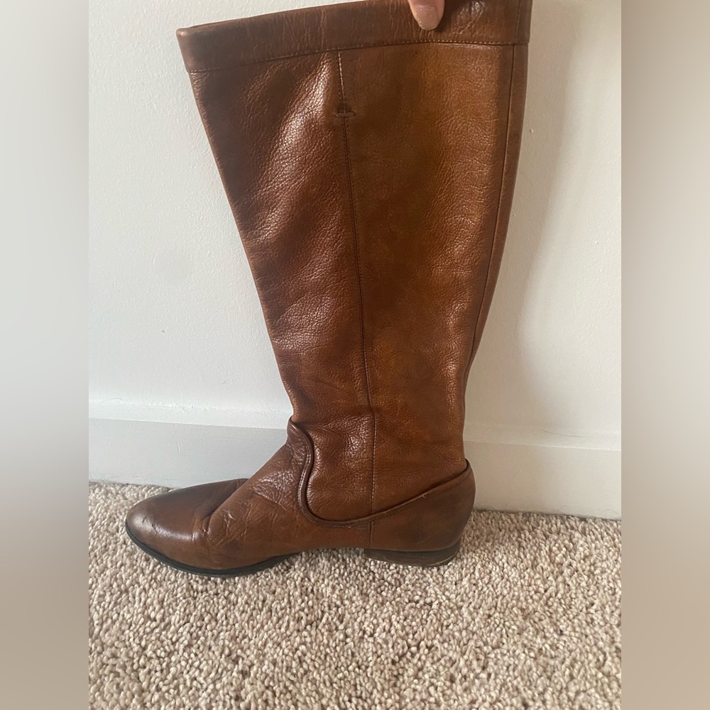 Frye below the knee boots